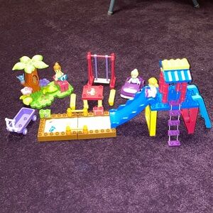 Mega blocks playground building set for ages 3-5 years